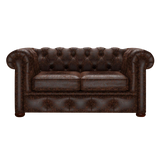 Conway 2 Sits Chesterfield Soffa Tudor Mahogany