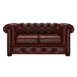 Conway 2 Sits Chesterfield Soffa Tudor Oxblood