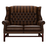 Darwin 2 Sits Chesterfield Soffa Antique Autumn Tan