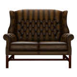 Darwin 2 Sits Chesterfield Soffa Antique Gold