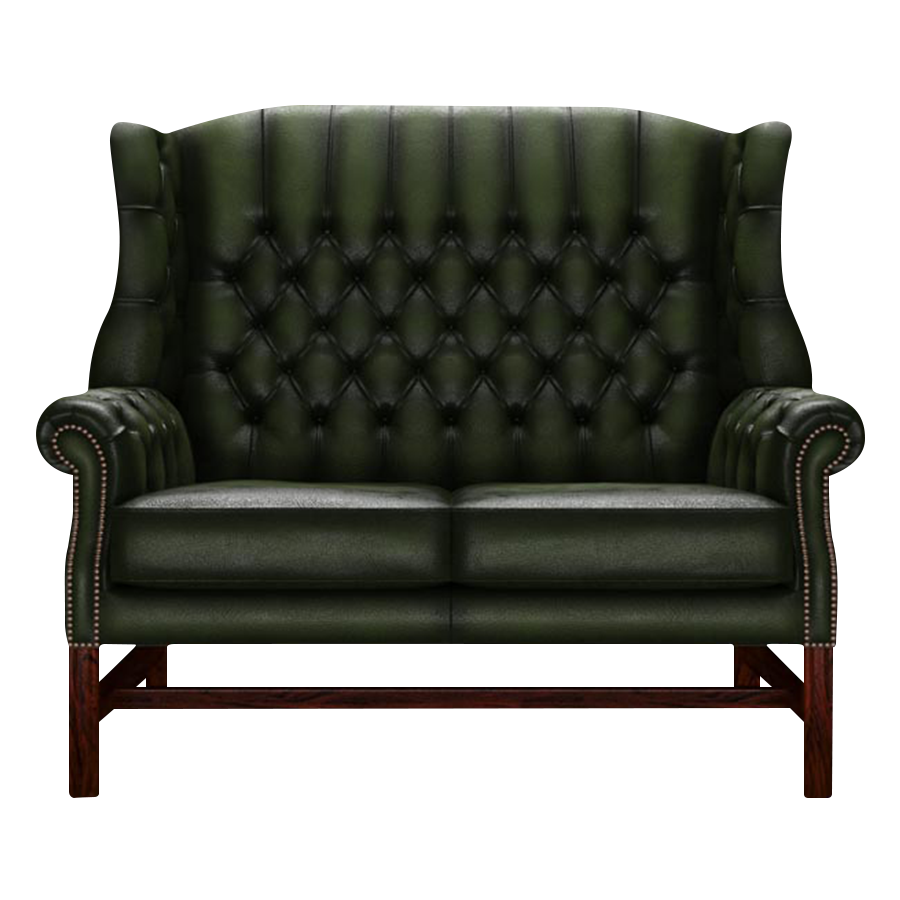 Darwin 2 Sits Chesterfield Soffa Antique Green