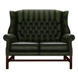 Darwin 2 Sits Chesterfield Soffa Antique Green