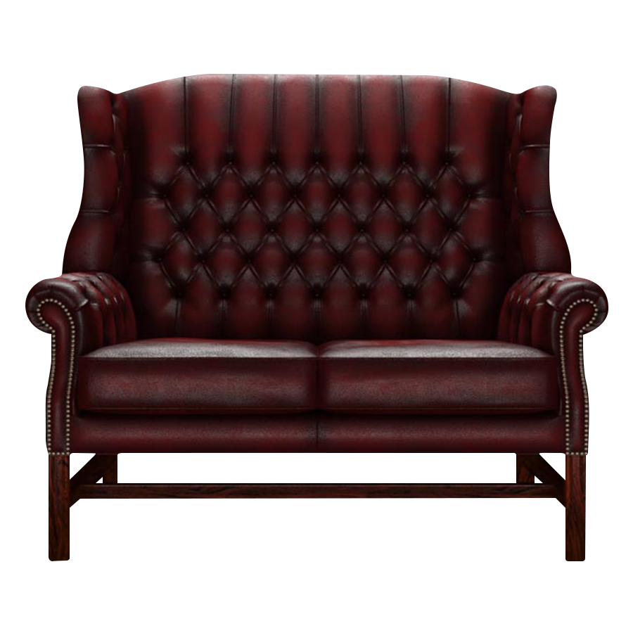 Darwin 2 Sits Chesterfield Soffa Antique Red