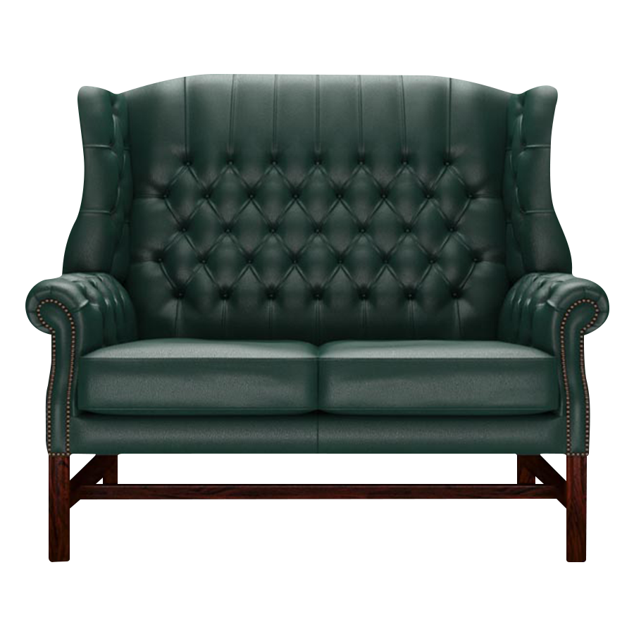 Darwin 2 Sits Chesterfield Soffa Birch Forest Green