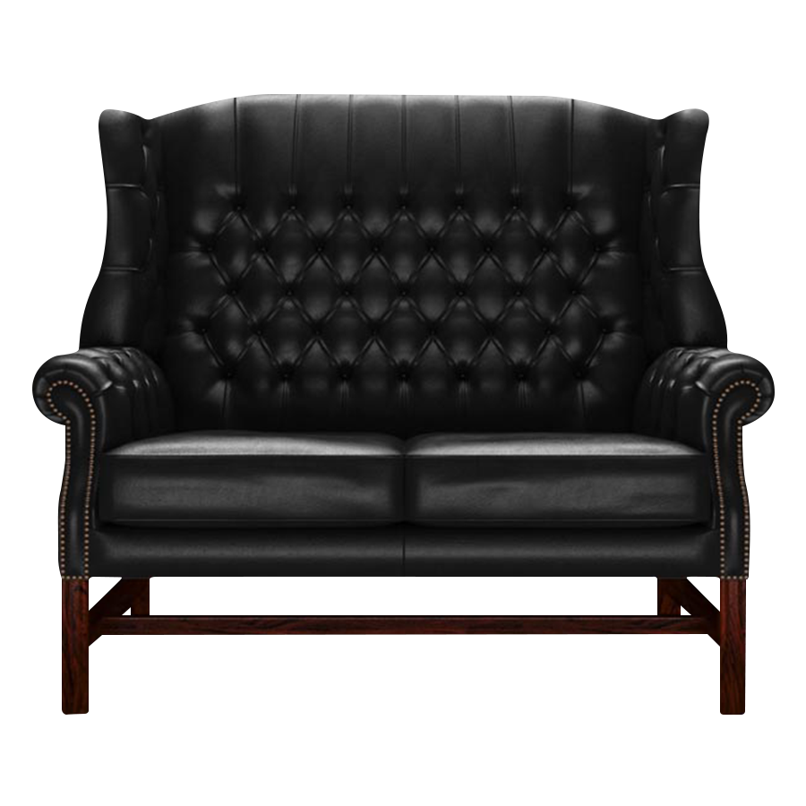 Darwin 2 Sits Chesterfield Soffa Old English Black