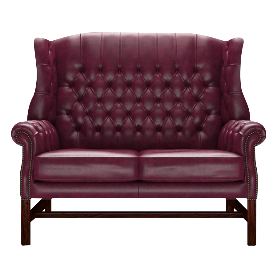 Darwin 2 Sits Chesterfield Soffa Old English Burgundy