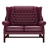 Darwin 2 Sits Chesterfield Soffa Old English Burgundy