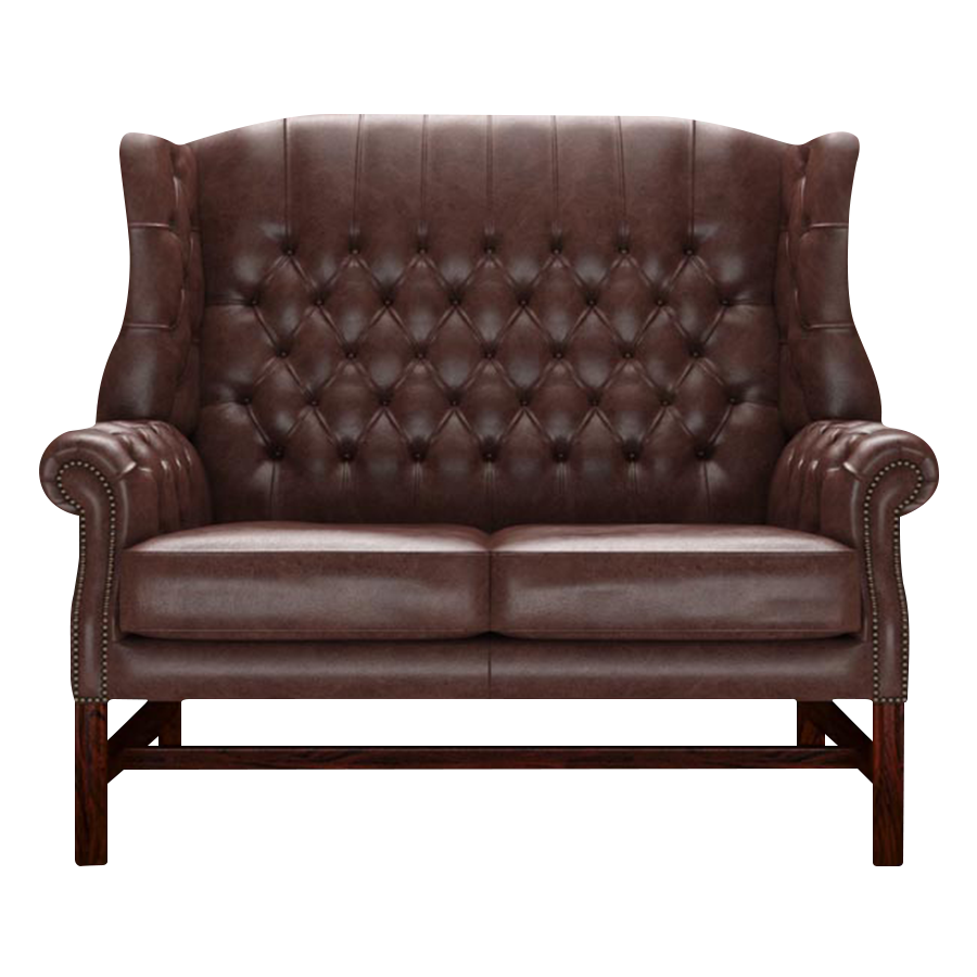 Darwin 2 Sits Chesterfield Soffa Old English Dark Brown