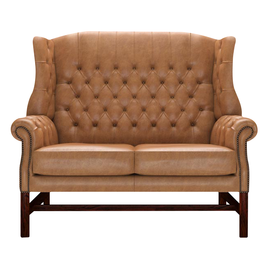 Darwin 2 Sits Chesterfield Soffa Old English Tan