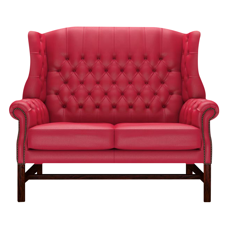 Darwin 2 Sits Chesterfield Soffa Shelly Flame Red