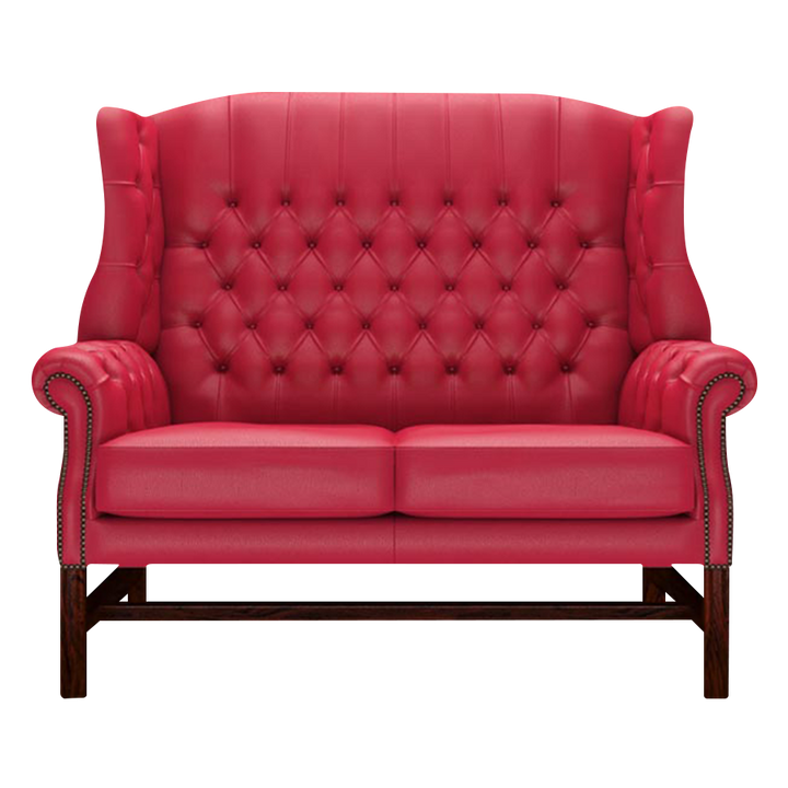 Darwin 2 Sits Chesterfield Soffa Shelly Flame Red