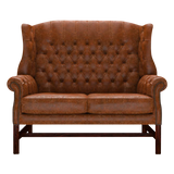 Darwin 2 Sits Chesterfield Soffa Tudor Chestnut