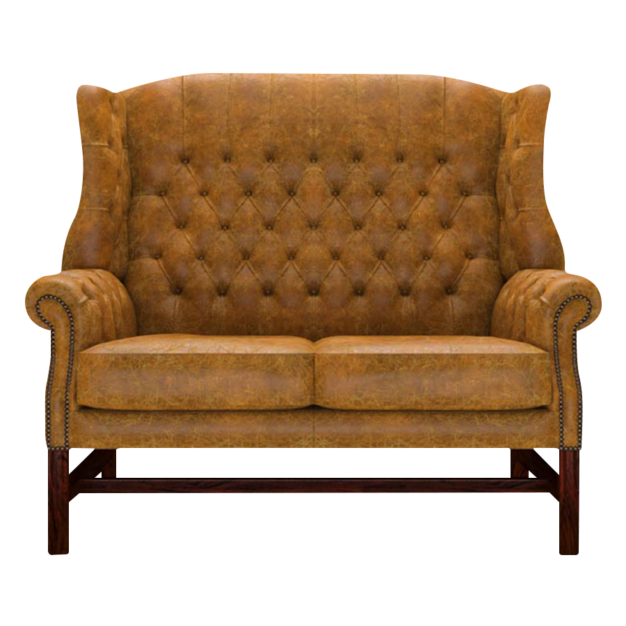 Darwin 2 Sits Chesterfield Soffa Tudor Mustard