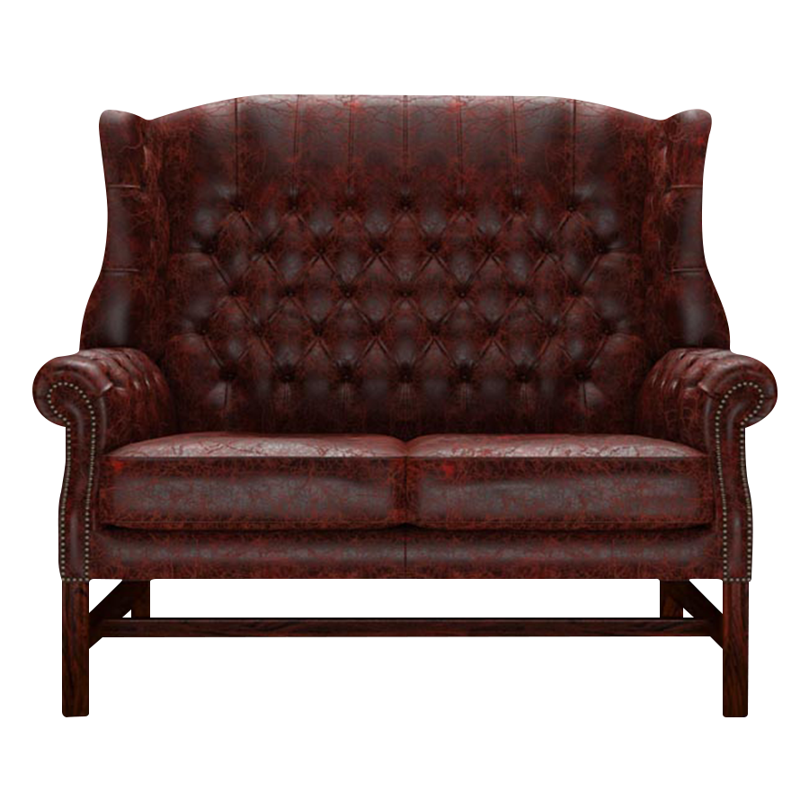 Darwin 2 Sits Chesterfield Soffa Tudor Oxblood
