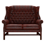 Darwin 2 Sits Chesterfield Soffa Tudor Oxblood