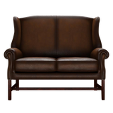 Drummond 2 Sits Chesterfield Soffa Antique Autumn Tan