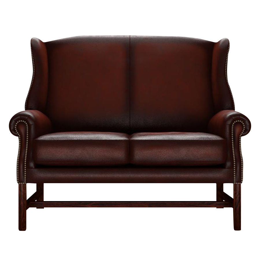 Drummond 2 Sits Chesterfield Soffa Antique Chestnut