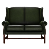 Drummond 2 Sits Chesterfield Soffa Antique Green
