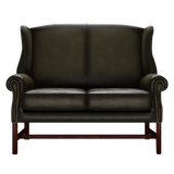 Drummond 2 Sits Chesterfield Soffa Antique Olive
