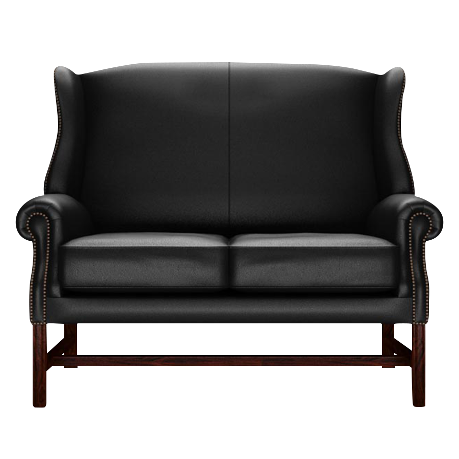 Drummond 2 Sits Chesterfield Soffa Birch Black