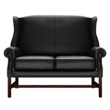 Drummond 2 Sits Chesterfield Soffa Birch Black