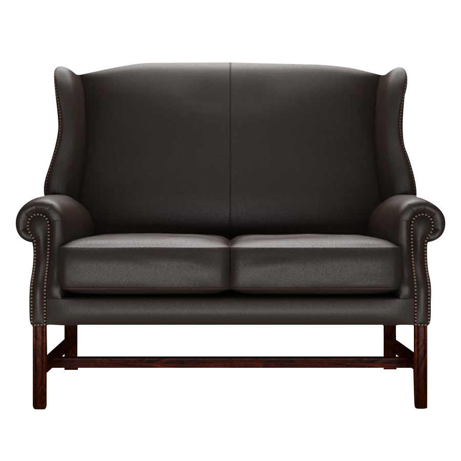 Drummond 2 Sits Chesterfield Soffa Birch Brown