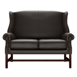 Drummond 2 Sits Chesterfield Soffa Birch Brown