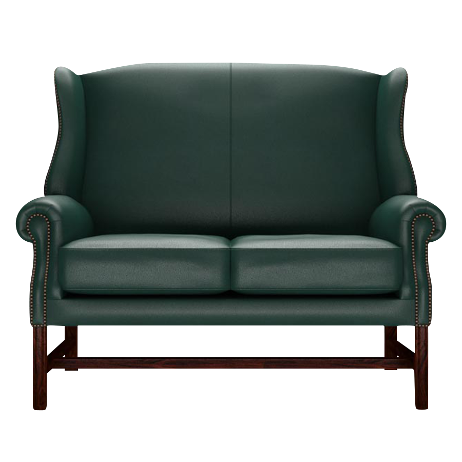Drummond 2 Sits Chesterfield Soffa Birch Forest Green