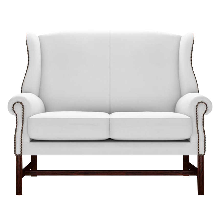 Drummond 2 Sits Chesterfield Soffa Birch White