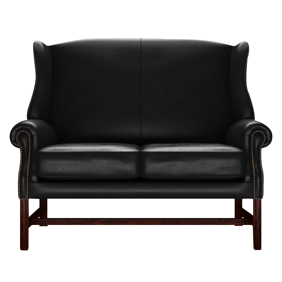 Drummond 2 Sits Chesterfield Soffa Old English Black