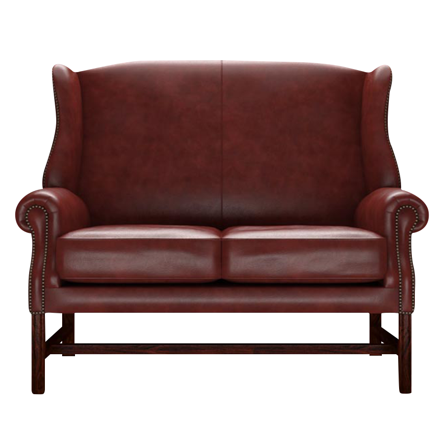 Drummond 2 Sits Chesterfield Soffa Old English Chestnut