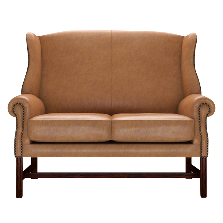 Drummond 2 Sits Chesterfield Soffa Old English Tan