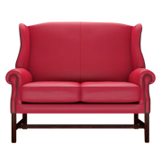 Drummond 2 Sits Chesterfield Soffa Shelly Flame Red