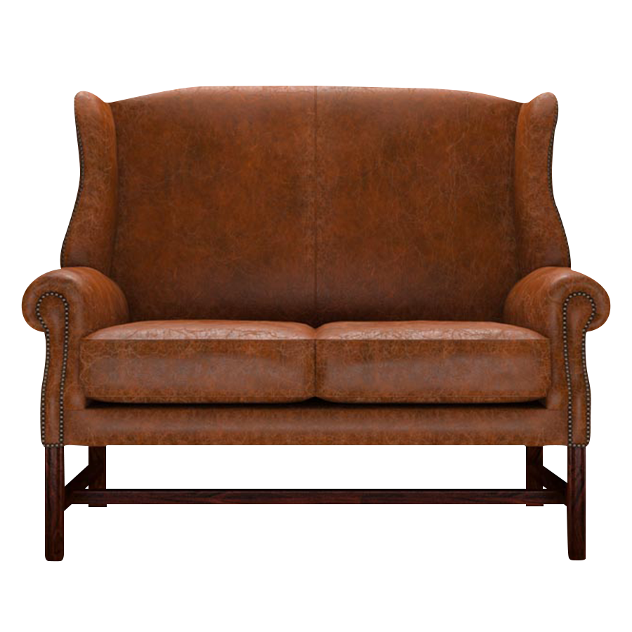 Drummond 2 Sits Chesterfield Soffa Tudor Chestnut