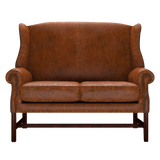 Drummond 2 Sits Chesterfield Soffa Tudor Chestnut