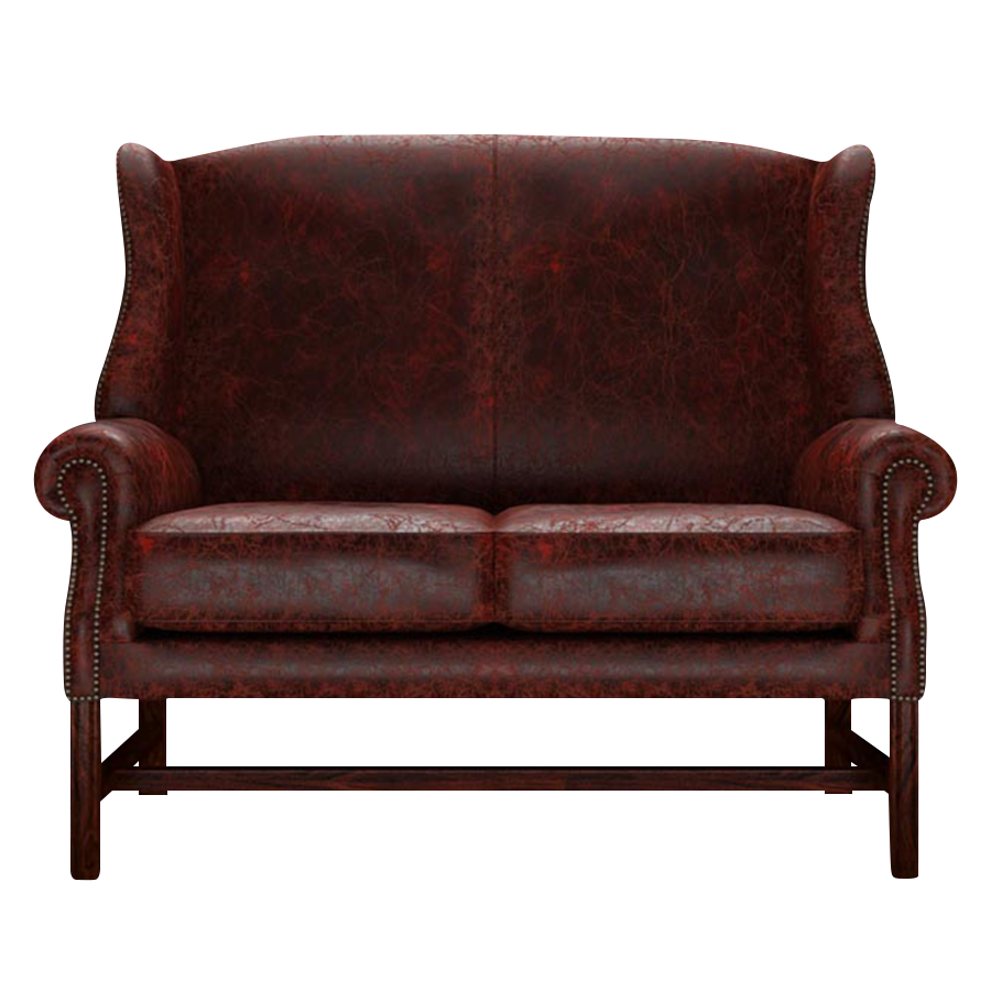 Drummond 2 Sits Chesterfield Soffa Tudor Oxblood