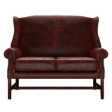 Drummond 2 Sits Chesterfield Soffa Tudor Oxblood