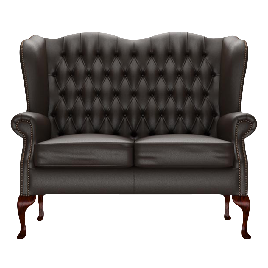 Gladstone 2 Sits Chesterfield Soffa Birch Brown