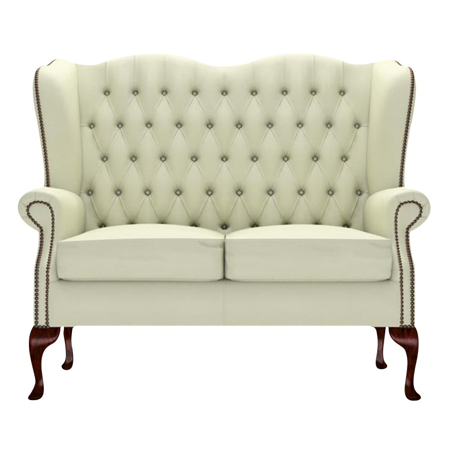 Gladstone 2 Sits Chesterfield Soffa Birch Cream