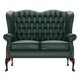 Gladstone 2 Sits Chesterfield Soffa Birch Forest Green