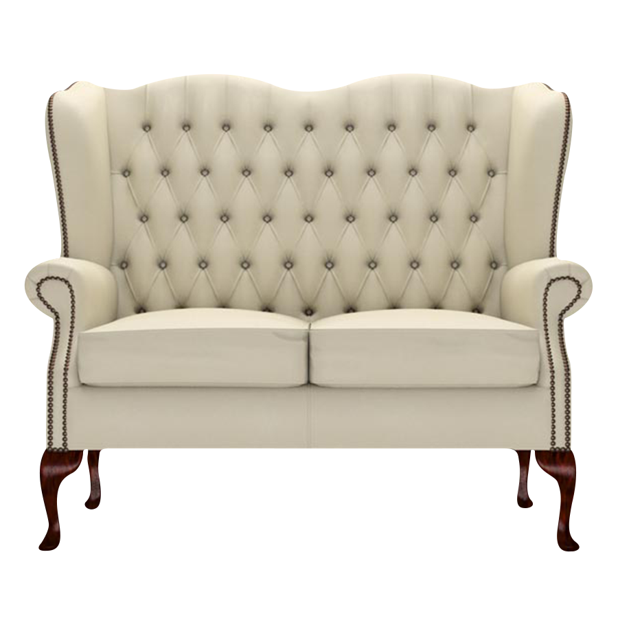 Gladstone 2 Sits Chesterfield Soffa Birch Ivory