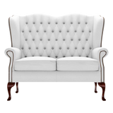 Gladstone 2 Sits Chesterfield Soffa Birch White