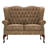 Gladstone 2 Sits Chesterfield Soffa Etna Camel