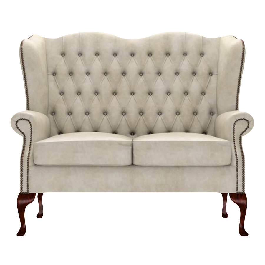 Gladstone 2 Sits Chesterfield Soffa Etna Cream