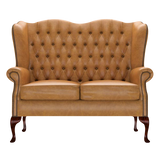 Gladstone 2 Sits Chesterfield Soffa Old English Buckskin