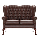 Gladstone 2 Sits Chesterfield Soffa Old English Dark Brown