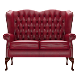 Gladstone 2 Sits Chesterfield Soffa Old English Gamay
