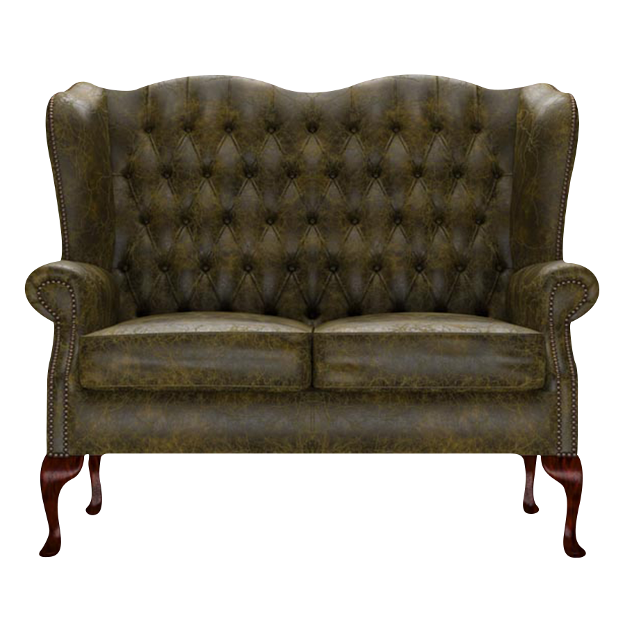Gladstone 2 Sits Chesterfield Soffa Tudor Birch