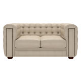 Kingsley 2 Sits Chesterfield Soffa Birch Blush Beige