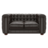 Kingsley 2 Sits Chesterfield Soffa Birch Brown